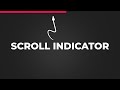 How To Create a  Scroll indicator Using HTML & CSS & Javascript