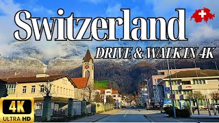 Switzerland 4K | Scenic Drives, Walks \u0026 Breathtaking Views | Relaxing Travel Experience