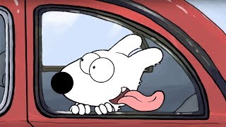 Stinky Dog Animated Short Movie - The Stinkin' Parking Lot