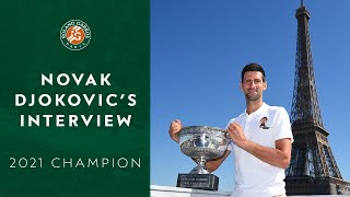Novak Djokovic's interview | Roland-Garros 2021