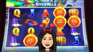 Let's Change it Up! Trying 5 Cent Denom! Ultimate Fire Link 💥River Walk 🤠Slot Machine 🎰