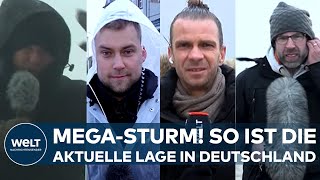 MEGA-STURM ÜBER DEUTSCHLAND: Ylenia und Zeynep wüten! Sie sieht die aktuelle Lage aus