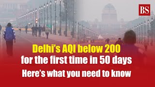 Delhi’s AQI below 200 for the first time in 50 days! Here’s what you need to know