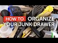 How to Organize Your Junk Drawer with Acrylic Organizers l HomeServe Lifehacks