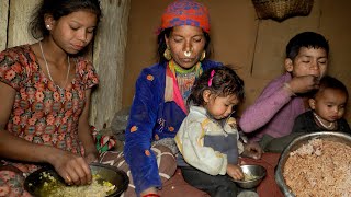 dharme brother's family enjoying food all family members together || Rural Nepal ||  @ruralnepall