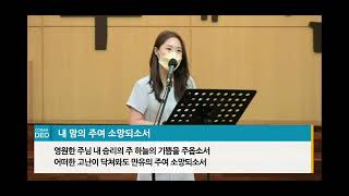 내 맘의 주여 소망되소서-소프라노 김나래