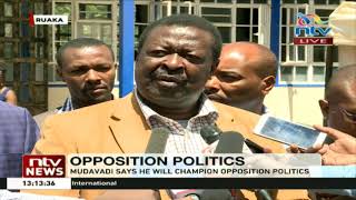 ANC leader Musalia Mudavadi has insisted he is not joining the government