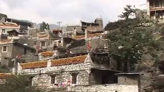 A Tibetan village in  Sichuan, western China, October 2003