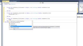 How to Create a Hello World program in Visual Basic (Program A)