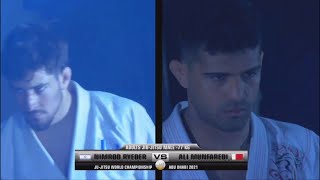 Ali Monfaradi(Bahrain) vs Nimrod Ryeder(Israel) - 2021 JJIF World Championship -77kg FINAL