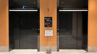 【やや簡素な英語の戸閉放送】 東芝エレベーター 羽田エアポートガーデン