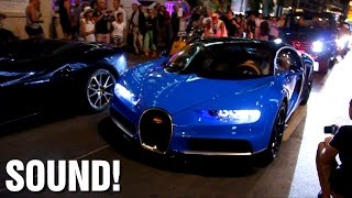 FIRST owned Bugatti Chiron SOUND in Cannes!!