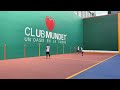 final pelota preolímpica abierto club mundet zari y potter vs tachi y boyer club mundet cdmx