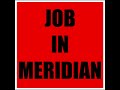 Job in Meridian #jobinmeridian