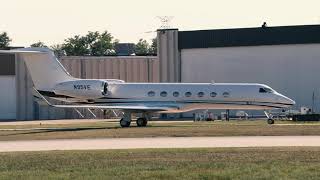 Gulfstream G550 Landing (4k)