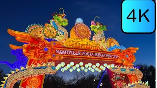 Walking Through the Stunning Zoolumination Light Show in Nashville