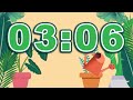 10 minute countdown timer for houseplant appreciation day 🌿 animated plants u0026 folk music