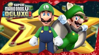 New Super Mario Bros. U Deluxe ᴴᴰ | World 9 (All Star Coins) Solo Luigi