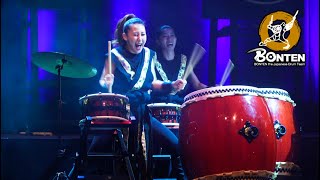 BONTEN Taiko performance at the 2nd International TAIKO Concert nights 2019 in Düsseldorf  和太鼓