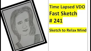 #sketch  #drawing Sketch Art - 241 - Time Lapsed - Fast Video #satisfyingdrawing