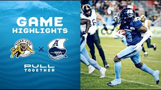 CFL Game Highlights: Toronto Argonauts vs. Hamilton Tiger-Cats – August 26, 2022