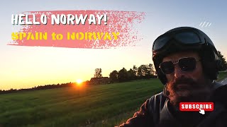 EP16 - Riding Spain to Norway in 3 days #motovlog #bordercrossing #norway