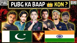 India vs Pakistan PUBG/BGMI 🇮🇳🇵🇰| Top 10 PUBG/BGMI players | India vs Pakistan Pubg Players 2023