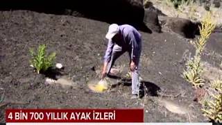 Salihli'de onbinlerce yıllık ayak izleri