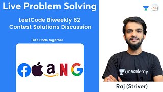 LeetCode Biweekly 62 | Contest Solutions Discussion | Live Solving | Striver