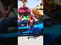 SPIDER-MAN & IRON MAN SAVES 3 HULK BROTHERS FROM VENOM GANG 🥺 #spiderman #gta5 #shorts