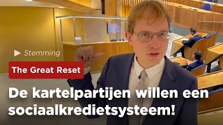 Ongelofelijk! Kamer stemt VOOR sociaalkredietsysteem