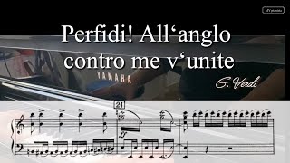 Perfidi! All‘anglo contro me v‘unite, Karaoke, Macbeth, Piano accompaniment, Verdi, Bariton Aria