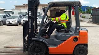 Forklift training by Rholuck Services Nigeria Ltd Forklift training