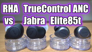 RHA  TrueControl ANC  vs  Jabra Elite85t Sound Comparison \u0026 Call test / 音質比較  \u0026  通話テスト