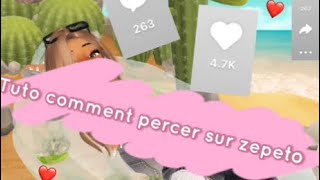 tuto comment percer sur zepeto🩷 #zepeto #tuto