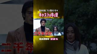 【2000年ドラマ】『二千年の恋』キャストの今と昔【フジ月9ドラマ】