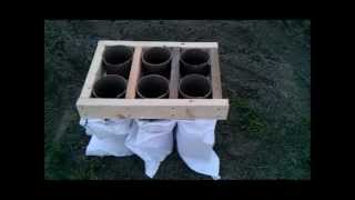 How to fill a sandbag quickly - Fill 6 sandbags easily in less than 2 minutes.