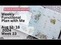 How to Create a Functional Weekly Plan with me using routines and time blocks