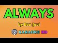 Always KARAOKE by Bon Jovi 4K HD @samsonites