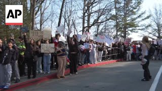 Students walk out of high school in Georgia to protest ICE activities