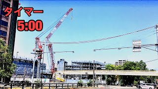 タイマー5分動画.再開発.札幌市北区北８西１.7月