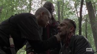 NEGAN LIVES! (Negan Keels To Alpha) Negan Struts In After Beta Tells Alpha Negan WAS Weak ~ TWD 10x6