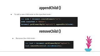 append And removeChild methods | Javascript| Frontend