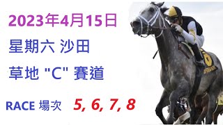 🏆「賽馬貼士」🐴2023年 4 月 15 日💰 星期六😁 沙田 香港賽馬貼士💪 HONG KONG HORSE RACING TIPS🏆 RACE  5  6  7  8   😁