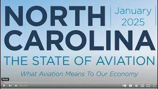 North Carolina - The State of Aviation - 2025