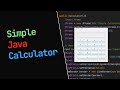 How to create a simple Java Calculator App | Tutorial | Project | GUI
