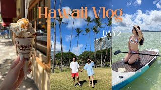 【Hawaii vlog】ハワイ7泊9日 day2 サンドバーツアー アクティブめな1日