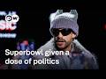 Bad Bunny performs at Superbowl halftime show following outspoken political views