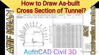 Mastering AutoCAD Civil 3D: How to plot a Detailed Tunnel Cross-Section Tutorial