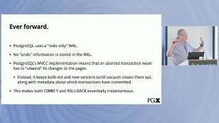 Up Against the WAL The Write Ahead Log in PostgreSQL Christophe Pettus